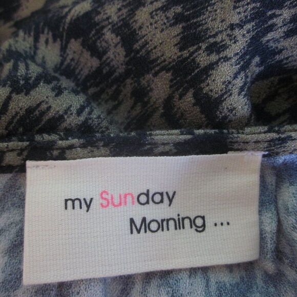 My Sunday Morning French Brand Womens Size M Pullover Dress With Tie Waist - Picture 2 of 16